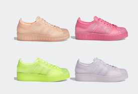 半透明鞋面 果冻质感鞋底！这四双 adidas superstar jelly 你心动了吗？