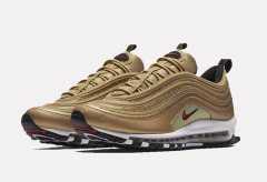 金子弹 air max 97 “metallic gold” 官图释出！